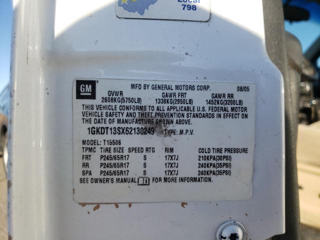 Photo 10 from auction – 2006 GMC ENVOY with VIN 1GKDT13SX62130249