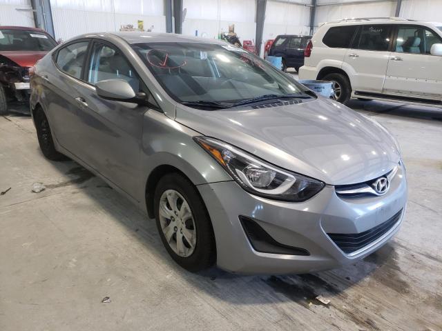 HYUNDAI ELANTRA SE 2016 with VIN 5NPDH4AE1GH698174 - Photo from auction