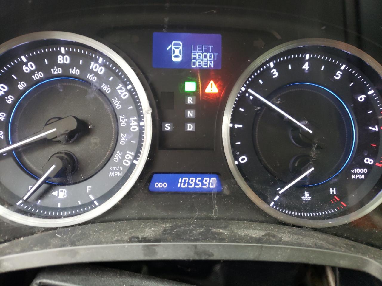 Photo 8 from auction – 2012 LEXUS IS 250 with VIN JTHBF5C20C5179650
