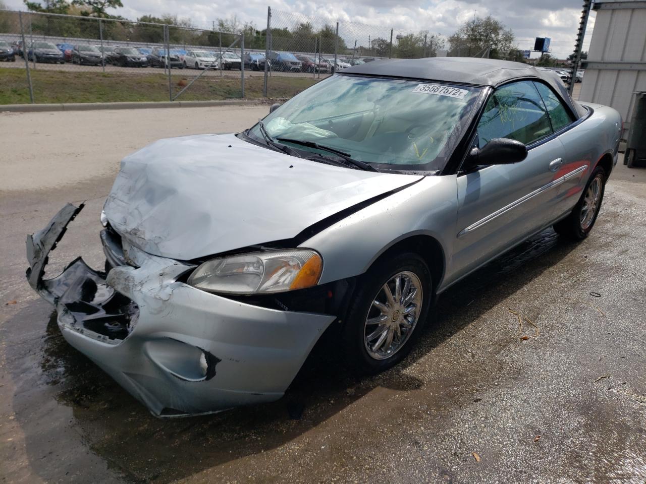 Photo 2 from auction – 2002 CHRYSLER SEBRING LI with VIN 1C3EL65R52N256040