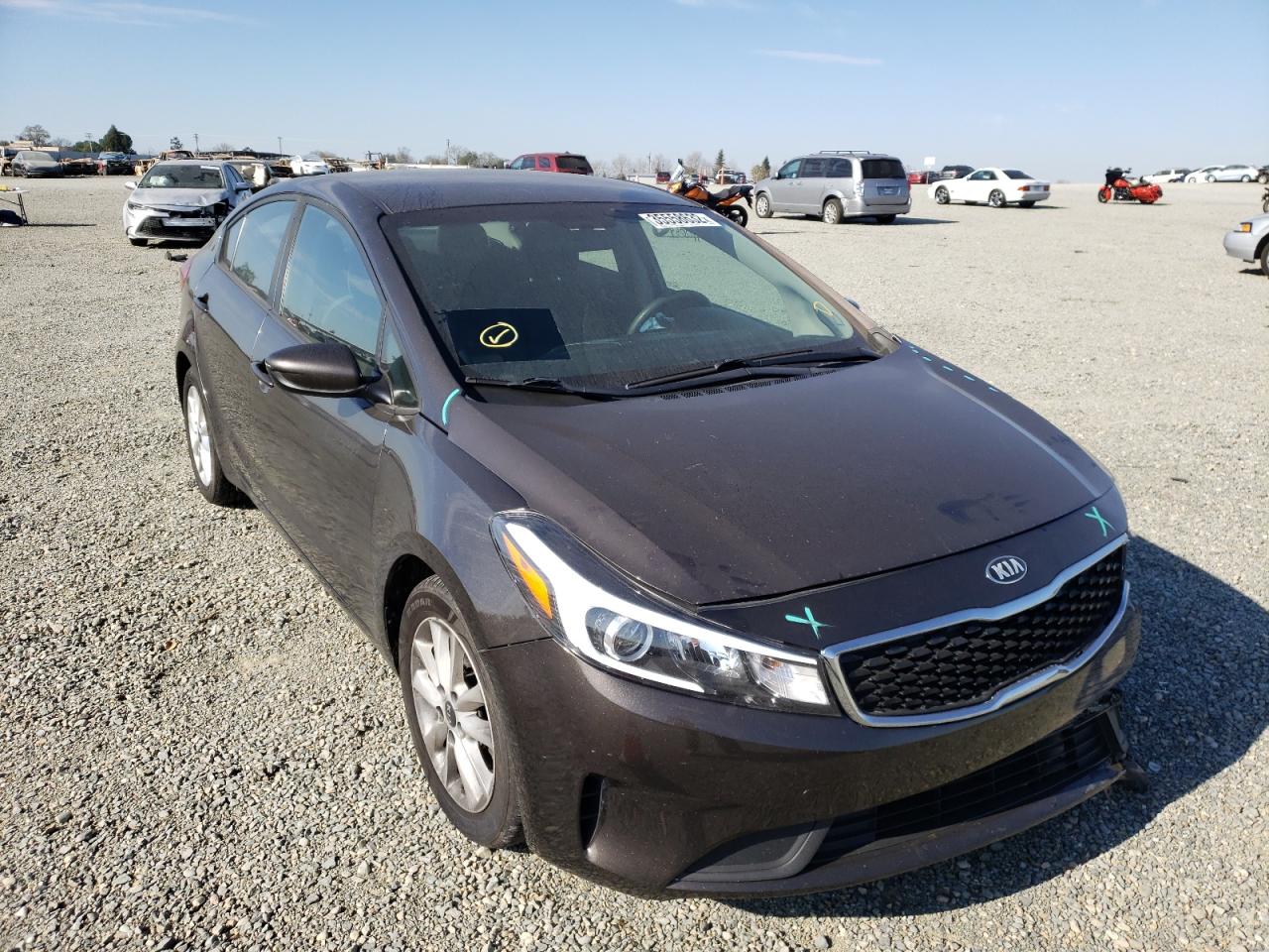 KIA FORTE LX 2017 with VIN 3KPFL4A71HE017719 - Photo from auction