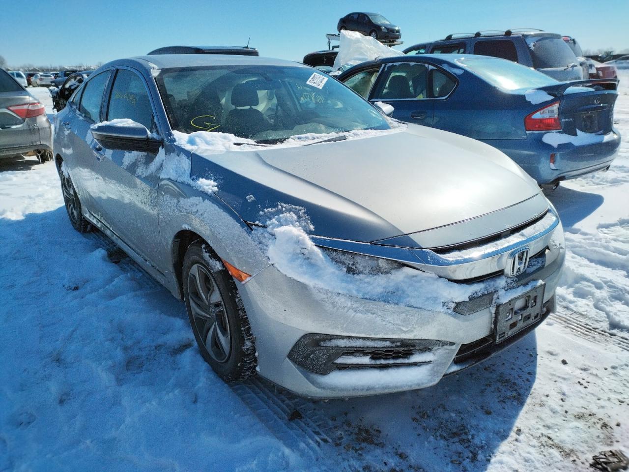 Photo 1 from auction – 2016 HONDA CIVIC LX with VIN 19XFC2F53GE240354