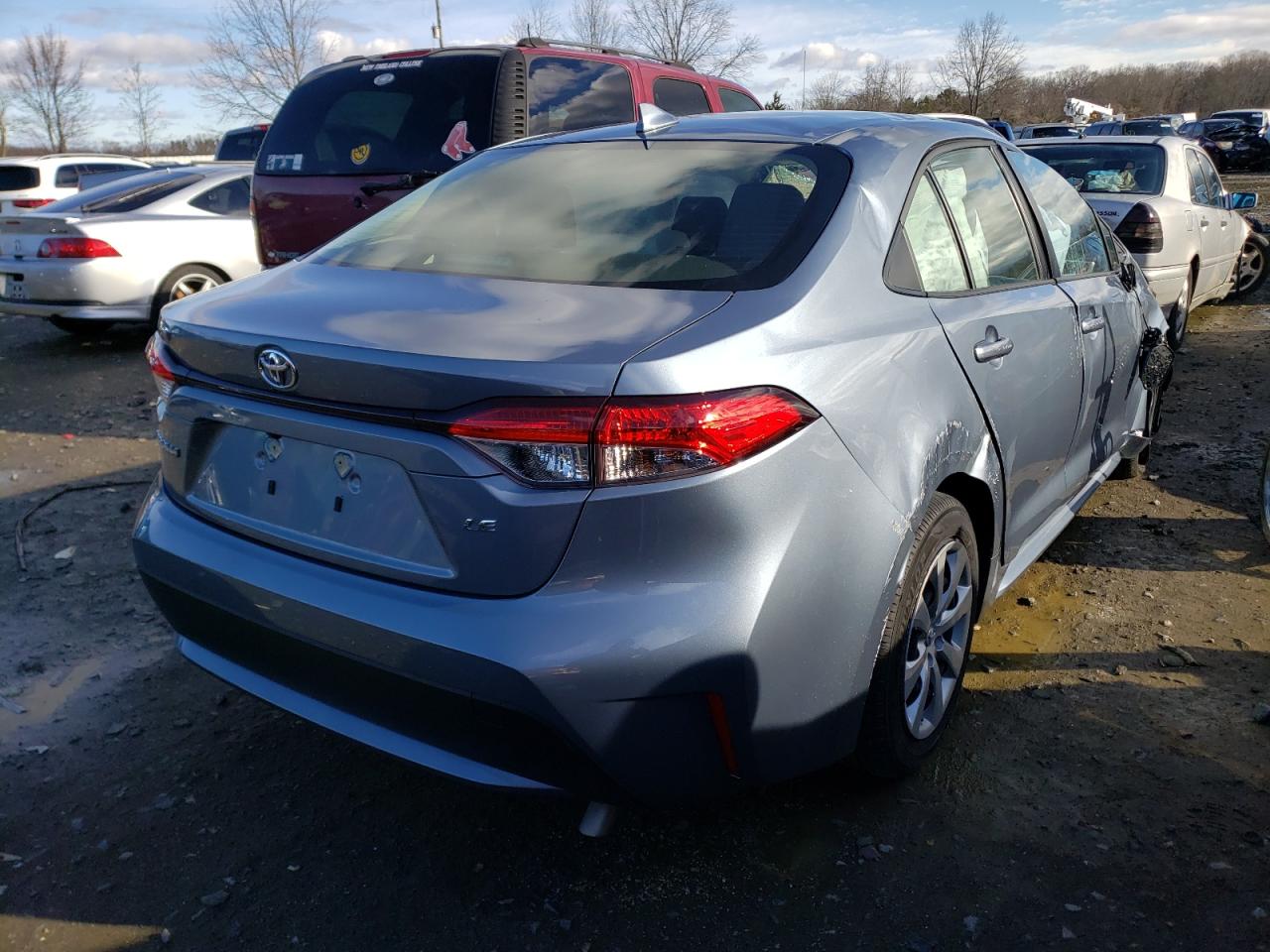 Photo 4 from auction – 2021 TOYOTA COROLLA LE with VIN JTDEPMAE2MJ152395