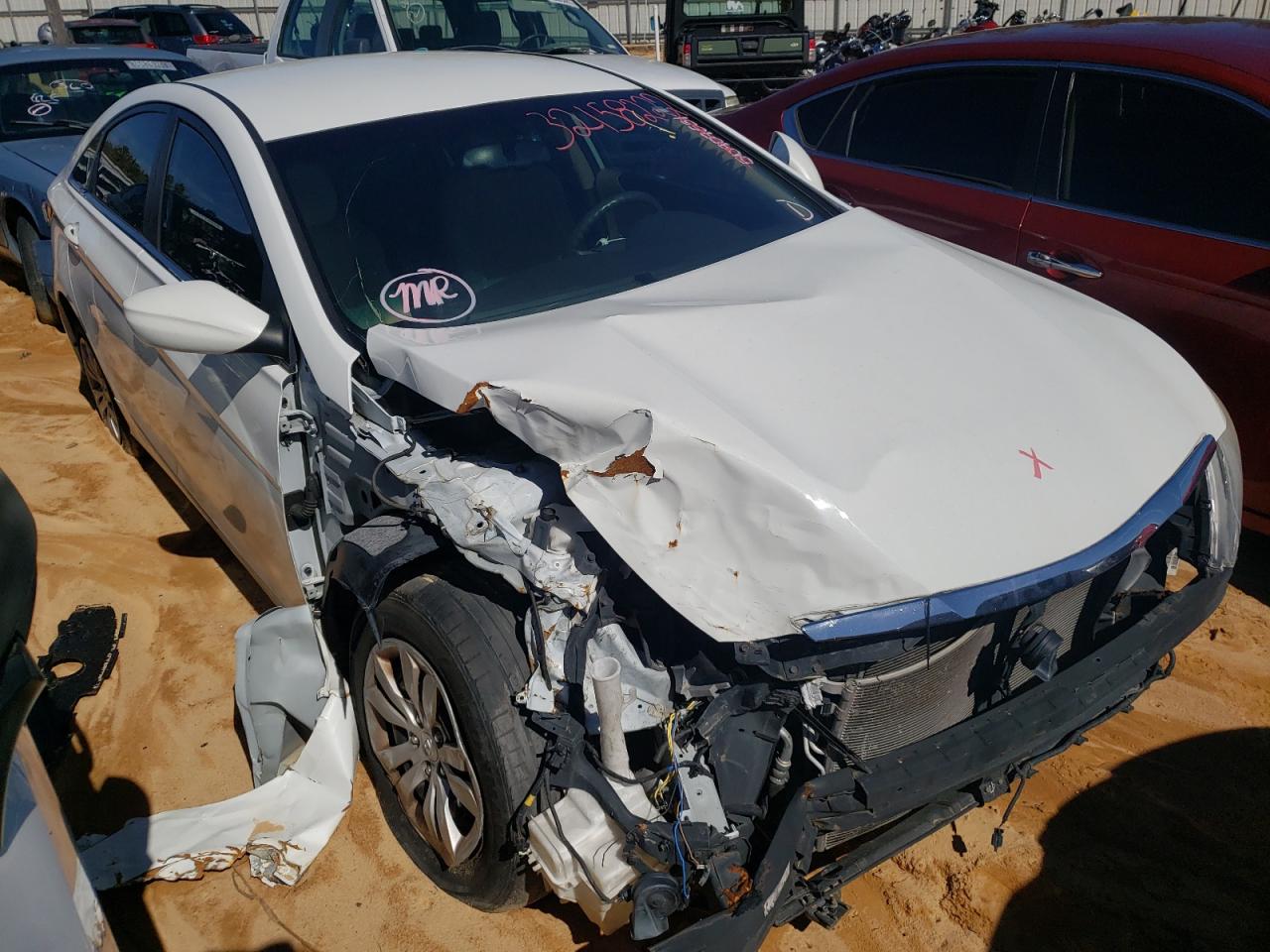 Photo 1 from auction – 2012 HYUNDAI SONATA GLS with VIN 5NPEB4AC6CH485445