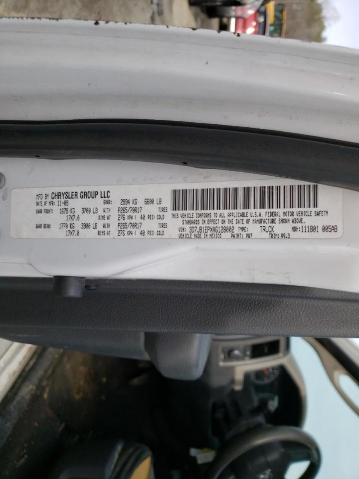 Photo 10 from auction – 2010 DODGE RAM 1500 with VIN 3D7JB1EPXAG128002