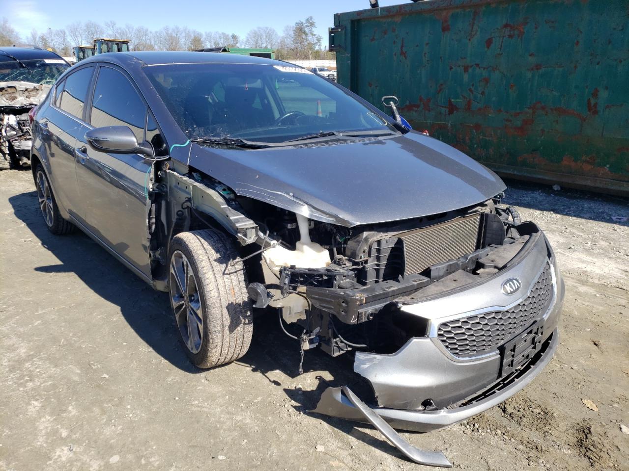 KIA FORTE EX 2016 with VIN KNAFX4A86G5553098 - Photo from auction