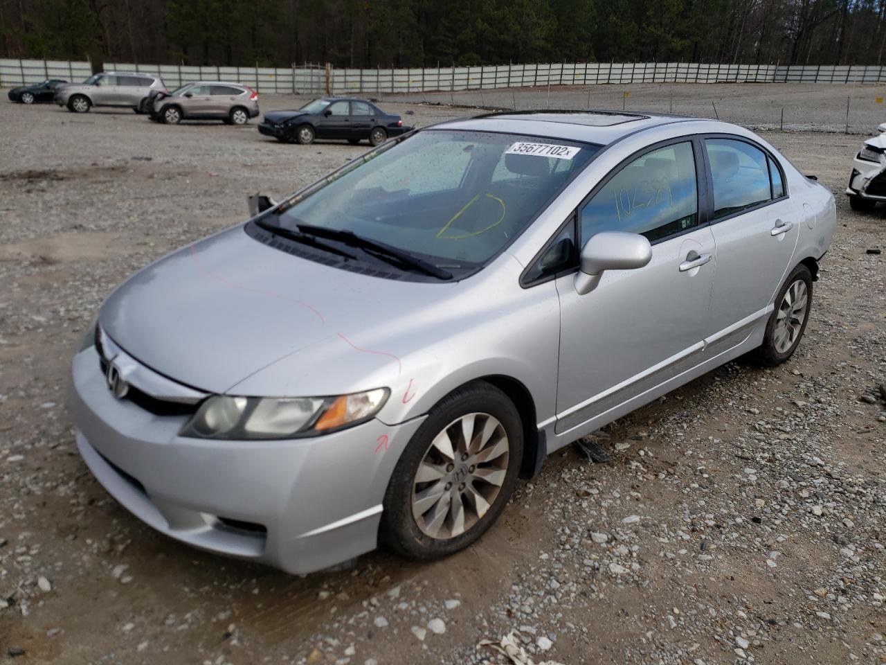Photo 2 from auction – 2011 HONDA CIVIC EX with VIN 2HGFA1F86BH547817