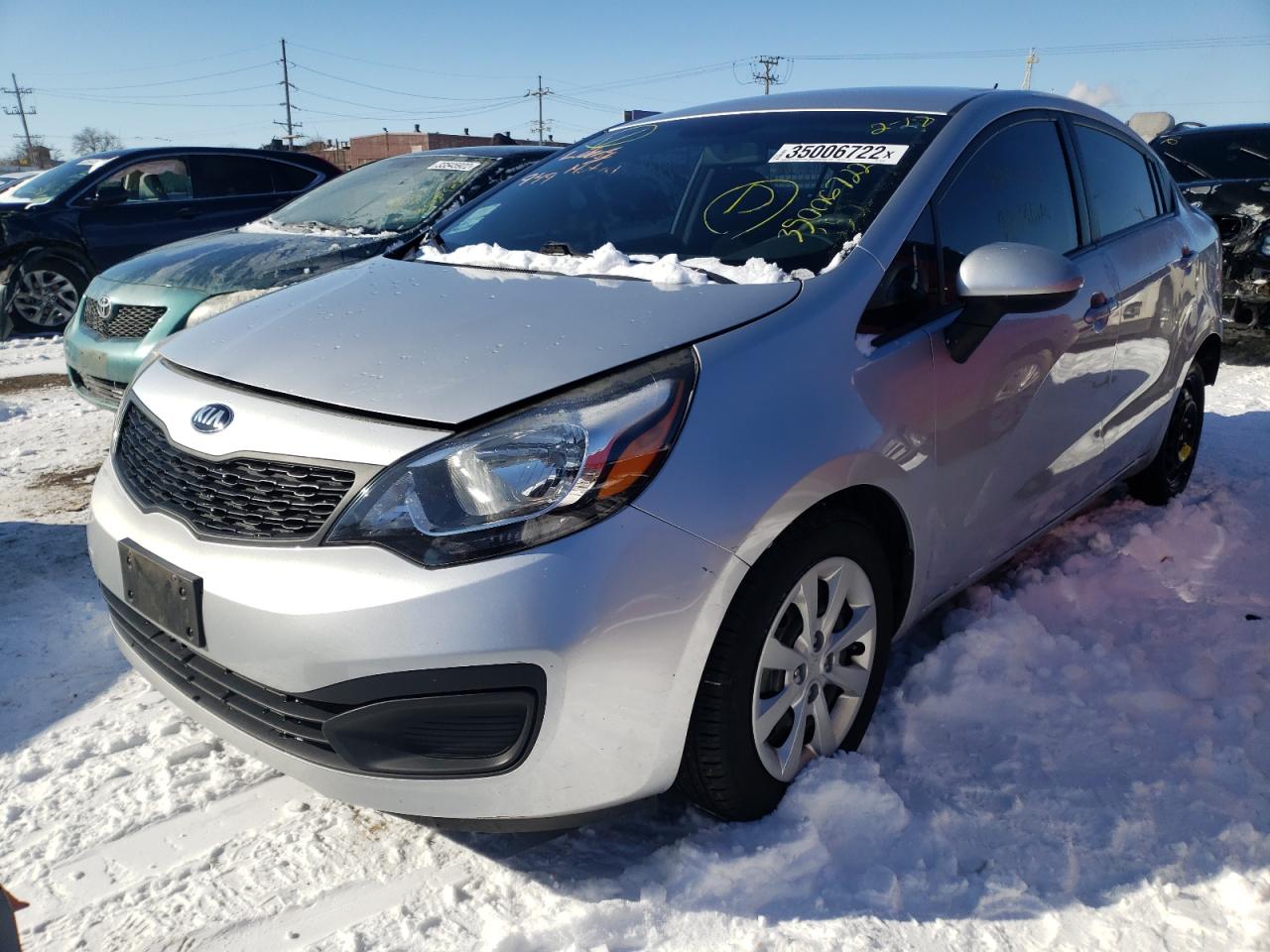 Photo 2 from auction – 2014 KIA RIO LX with VIN KNADM4A39E6361881