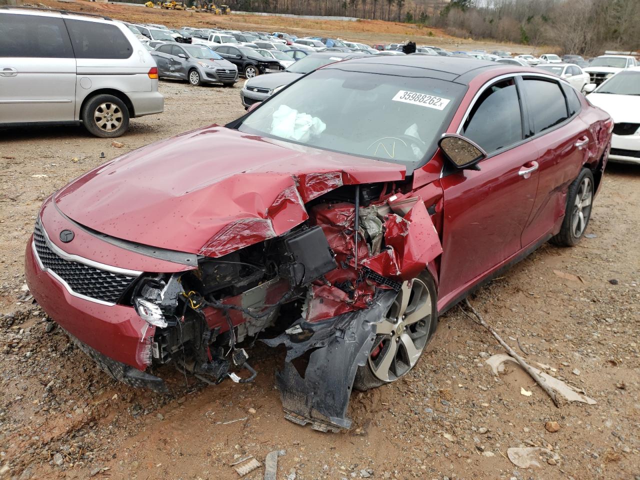 Photo 2 from auction – 2018 KIA OPTIMA SX with VIN 5XXGW4L20JG240344