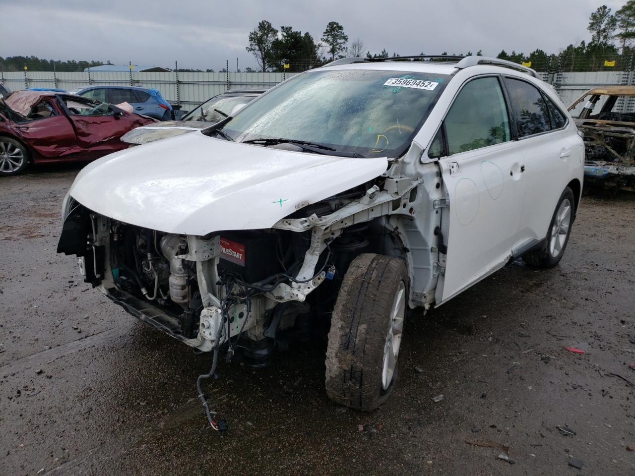 Photo 2 from auction – 2012 LEXUS RX 350 with VIN 2T2ZK1BA0CC086476
