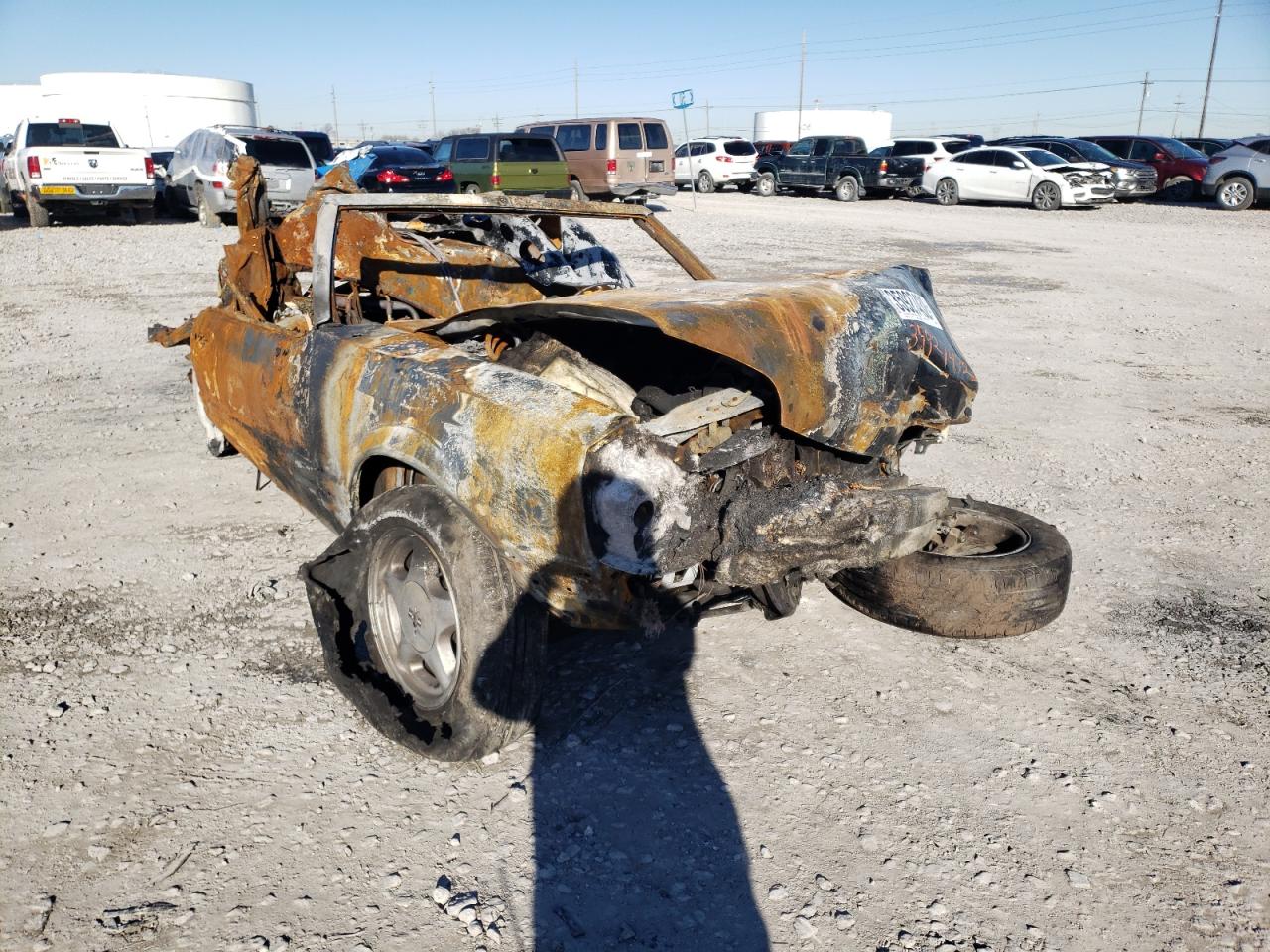 FORD MUSTANG LX 1990 with VIN 1FACP44E0LF100371 - Photo from auction