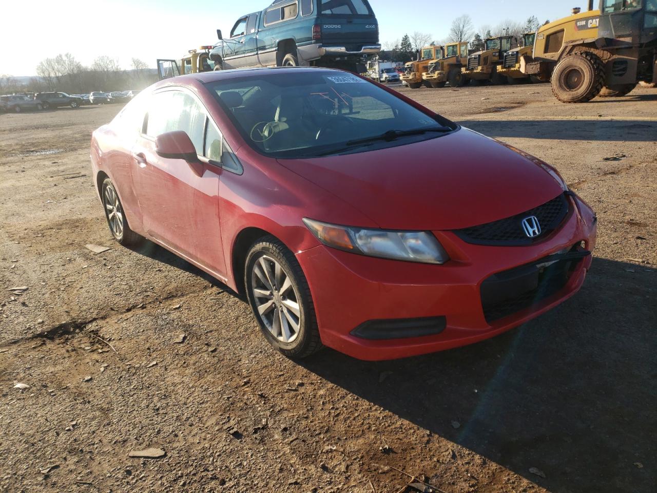 HONDA CIVIC EX 2012 with VIN 2HGFG3A87CH527918 - Photo from auction