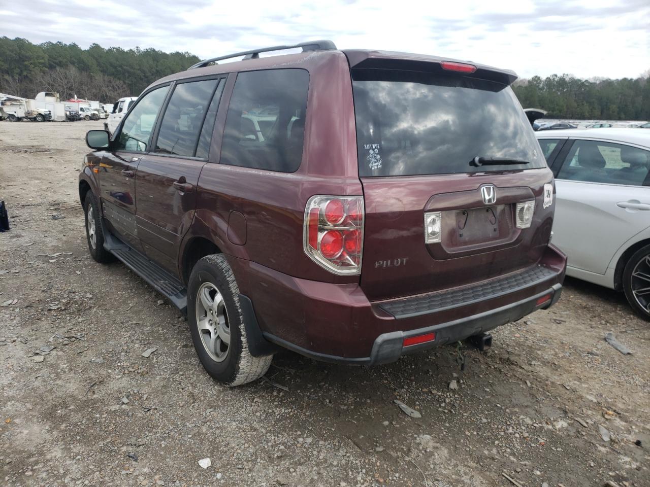 Photo 3 from auction – 2007 HONDA PILOT EXL with VIN 5FNYF28637B018574