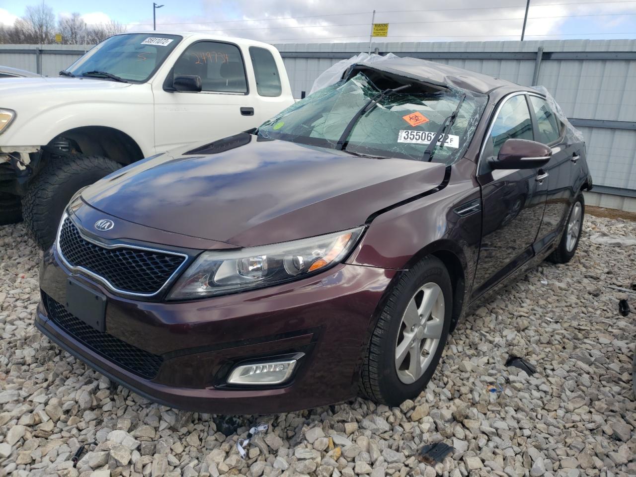 Photo 2 from auction – 2014 KIA OPTIMA LX with VIN 5XXGM4A75EG280588