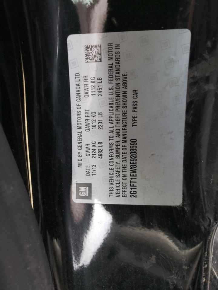 Photo 10 from auction – 2014 CHEVROLET CAMARO 2SS with VIN 2G1FT1EW8E9208590