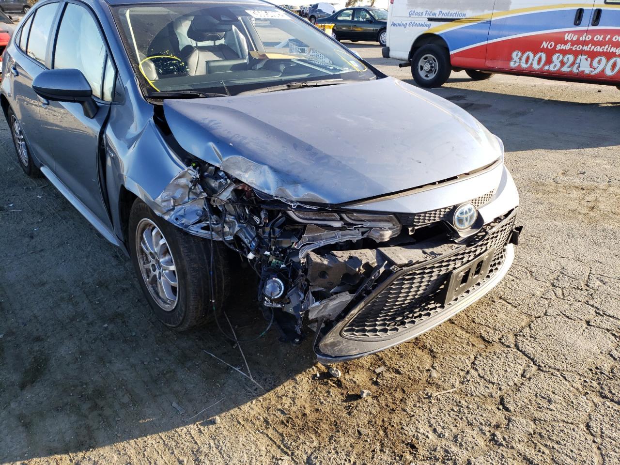 Photo 9 from auction – 2021 TOYOTA COROLLA LE with VIN JTDEAMDE2MJ008472