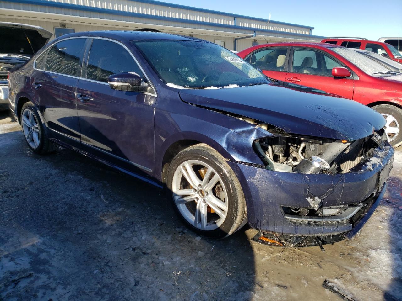 VOLKSWAGEN PASSAT SEL 2012 with VIN 1VWCN7A35CC107481 - Photo from auction
