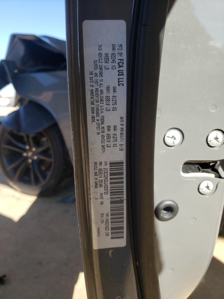 Photo 10 from auction – 2018 DODGE CHALLENGER with VIN 2C3CDZAG3JH333733