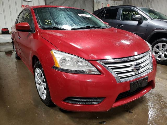 NISSAN SENTRA S 2013 with VIN 3N1AB7AP5DL775148 - Photo from auction