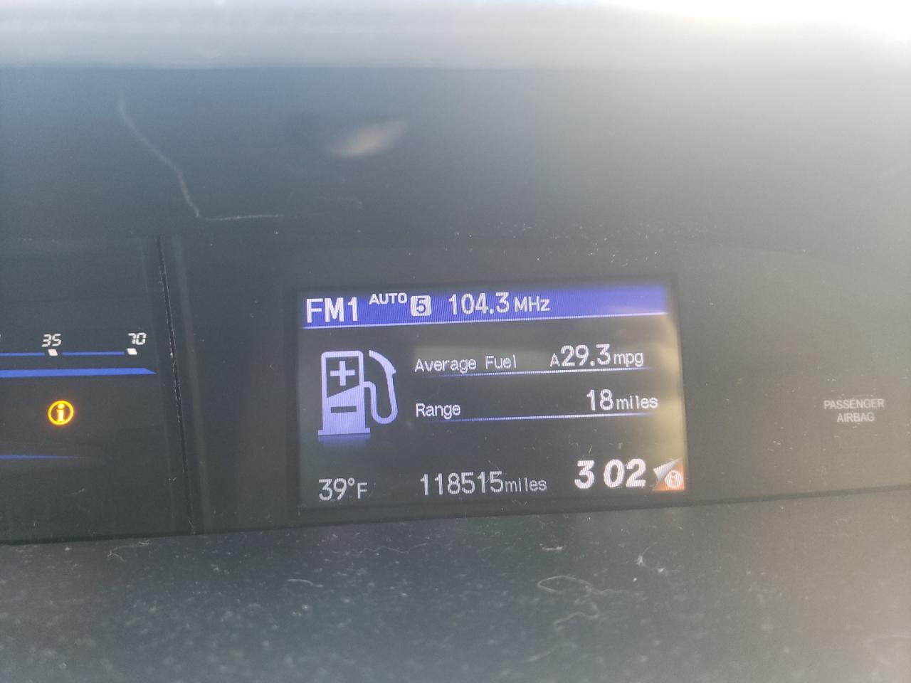 Photo 8 from auction – 2015 HONDA CIVIC LX with VIN 19XFB2F52FE212871