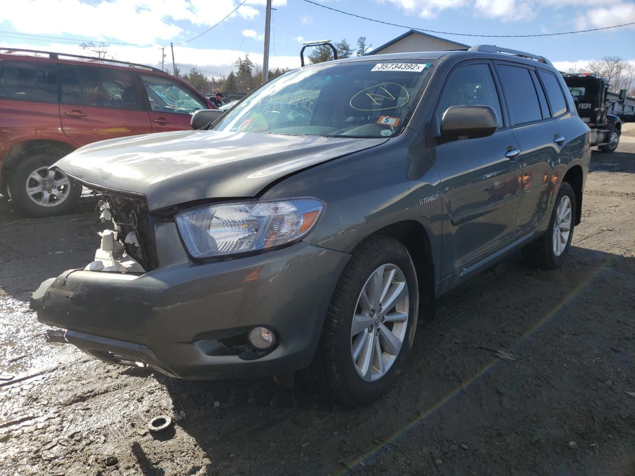 Photo 2 from auction – 2010 TOYOTA HIGHLANDER with VIN JTEJW3EH6A2038322