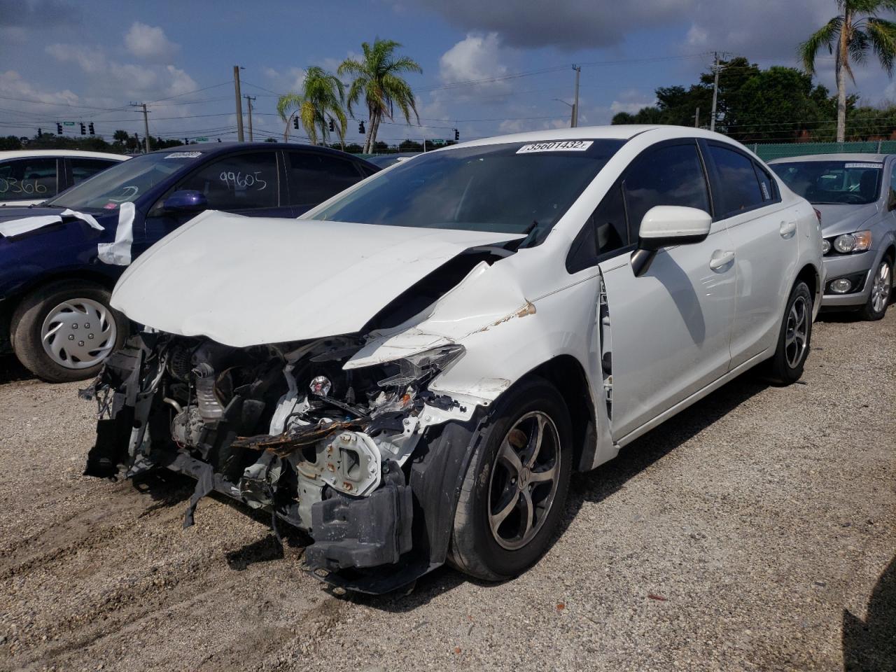 Photo 2 from auction – 2015 HONDA CIVIC SE with VIN 19XFB2F76FE053547
