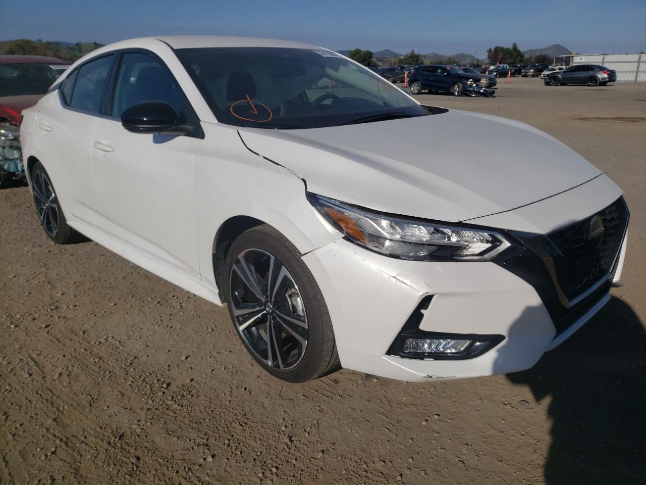 NISSAN SENTRA SR 2021 with VIN 3N1AB8DV6MY306637 - Photo from auction