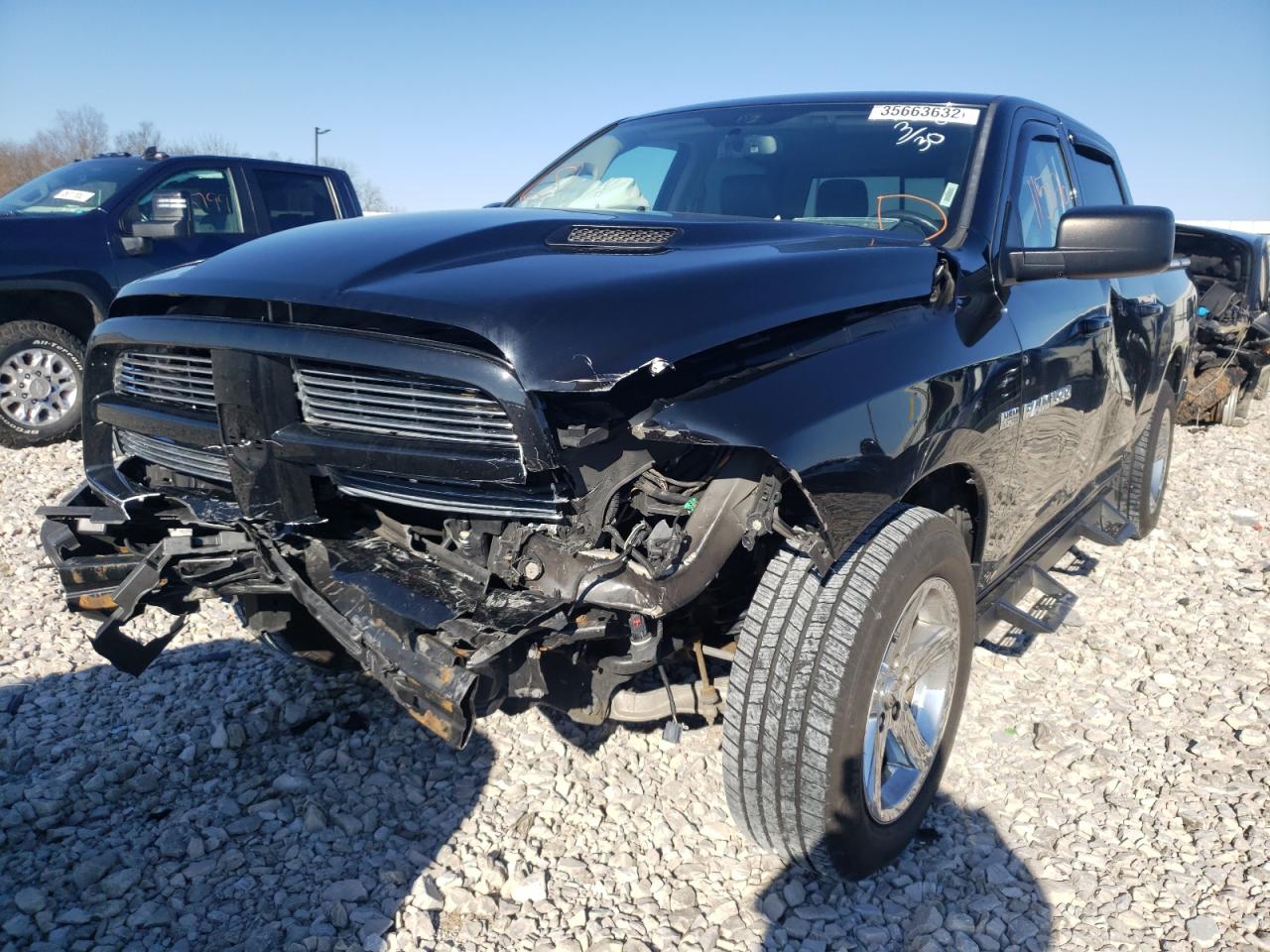 Photo 9 from auction – 2012 DODGE RAM 1500 S with VIN 1C6RD7MT3CS317926