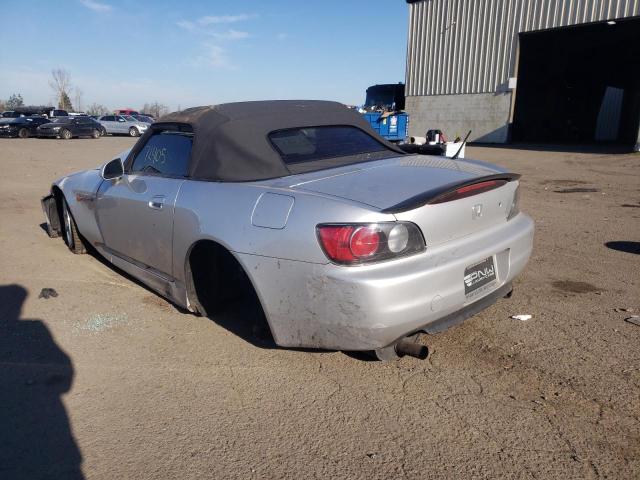 Photo 3 from auction – 2002 HONDA S2000 with VIN JHMAP11482T001811