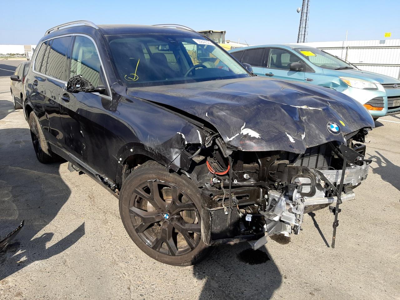BMW X7 XDRIVE4 2021 with VIN 5UXCW2C02M9H26142 - Photo from auction