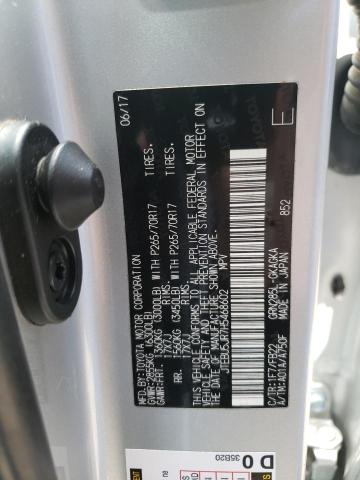Photo 10 from auction – 2017 TOYOTA 4RUNNER SR with VIN JTEBU5JR7H5468602