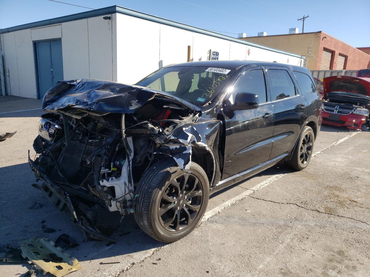 Photo 2 from auction – 2020 DODGE DURANGO SX with VIN 1C4RDHAG1LC186043