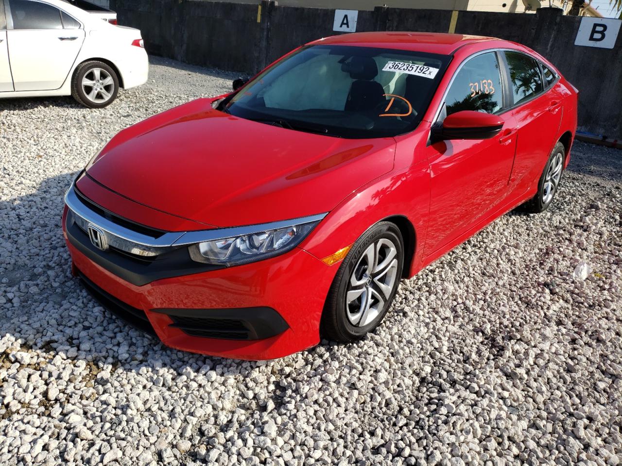 Photo 2 from auction – 2018 HONDA CIVIC LX with VIN 2HGFC2F55JH601001