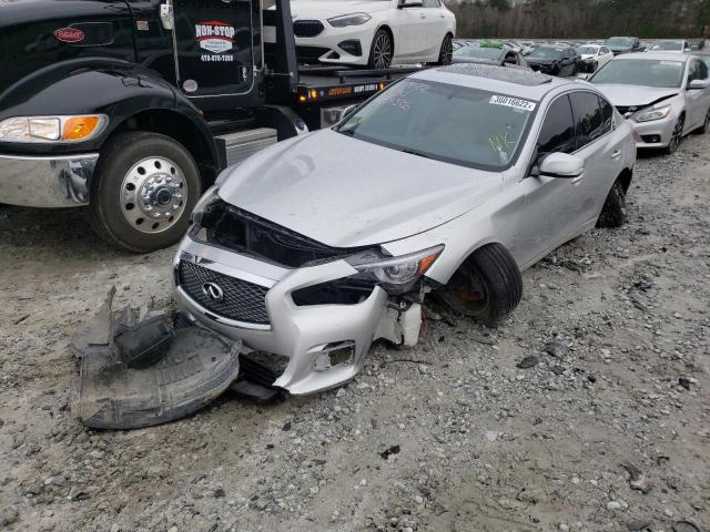 Photo 2 from auction – 2014 INFINITI Q50 BASE with VIN JN1BV7AR2EM684326
