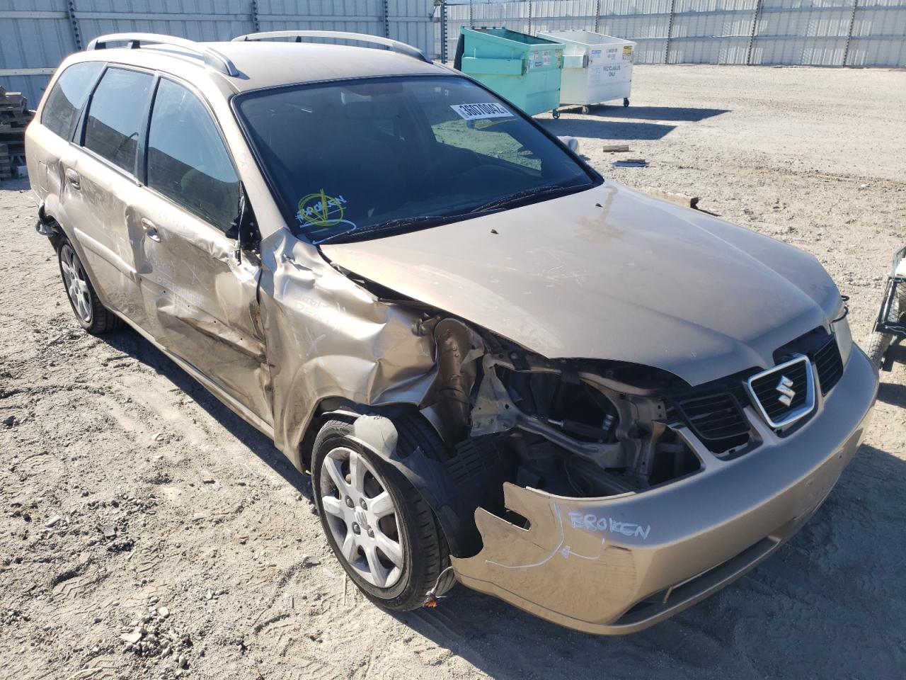 SUZUKI FORENZA S 2005 with VIN KL5JD86Z55K090115 - Photo from auction