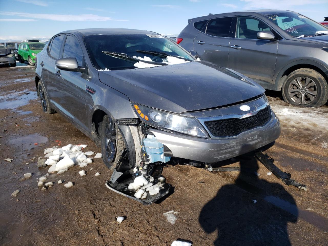 KIA OPTIMA LX 2013 with VIN 5XXGM4A74DG229100 - Photo from auction