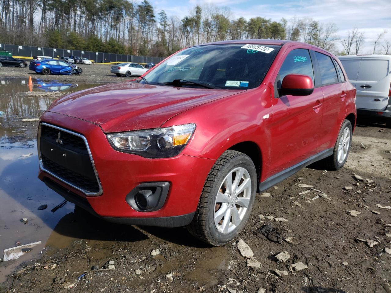 Photo 2 from auction – 2015 MITSUBISHI OUTLANDER with VIN 4A4AR3AW5FE046443
