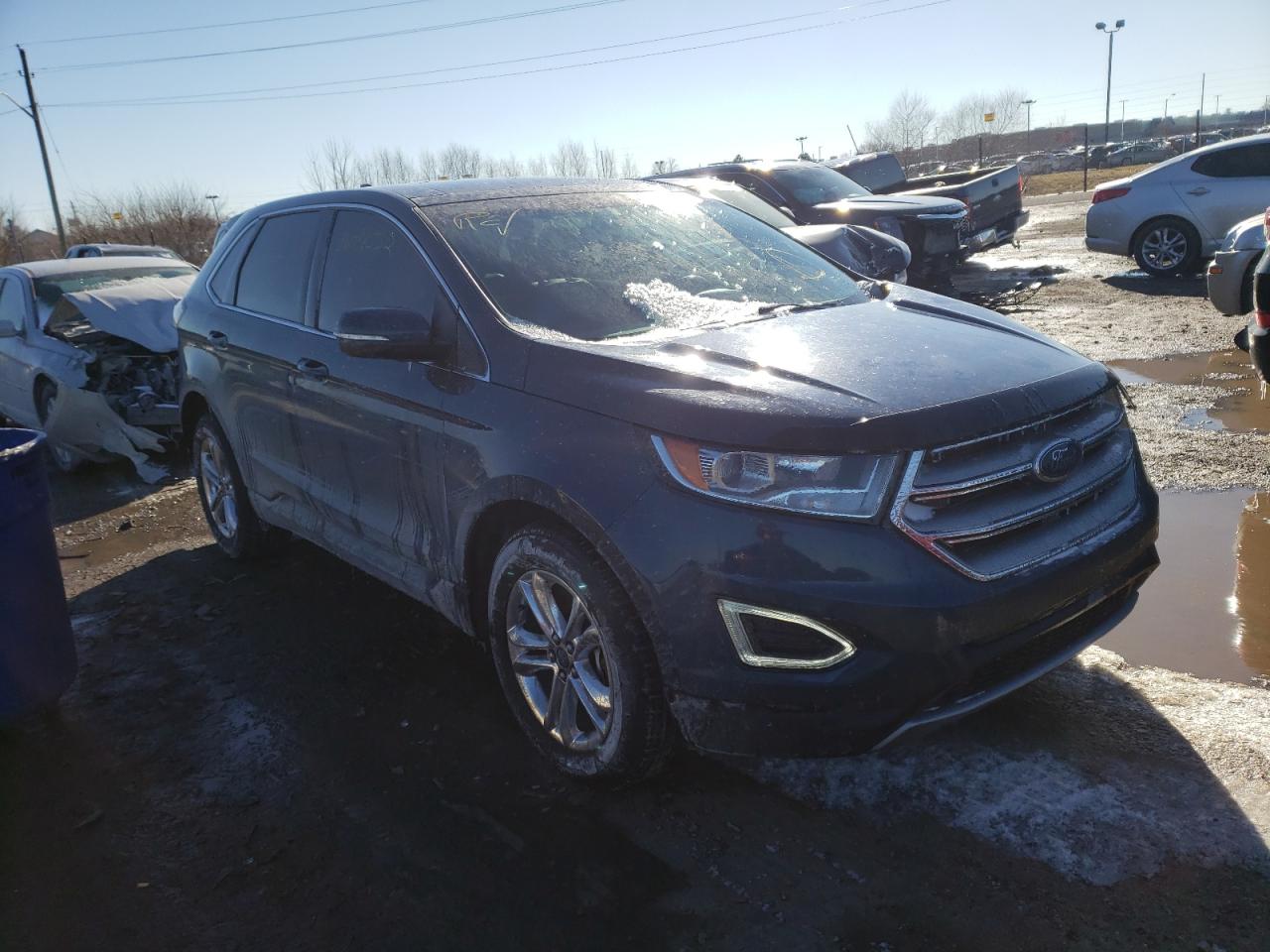 FORD EDGE SEL 2016 with VIN 2FMPK4J98GBB68910 - Photo from auction