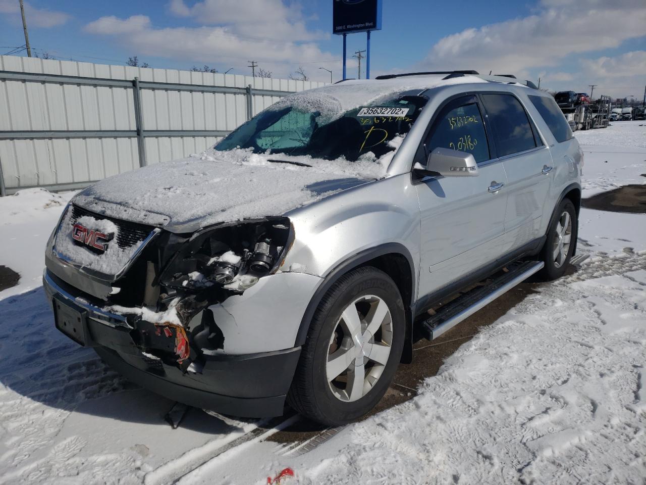 Photo 2 from auction – 2012 GMC ACADIA SLT with VIN 1GKKRRED1CJ189775
