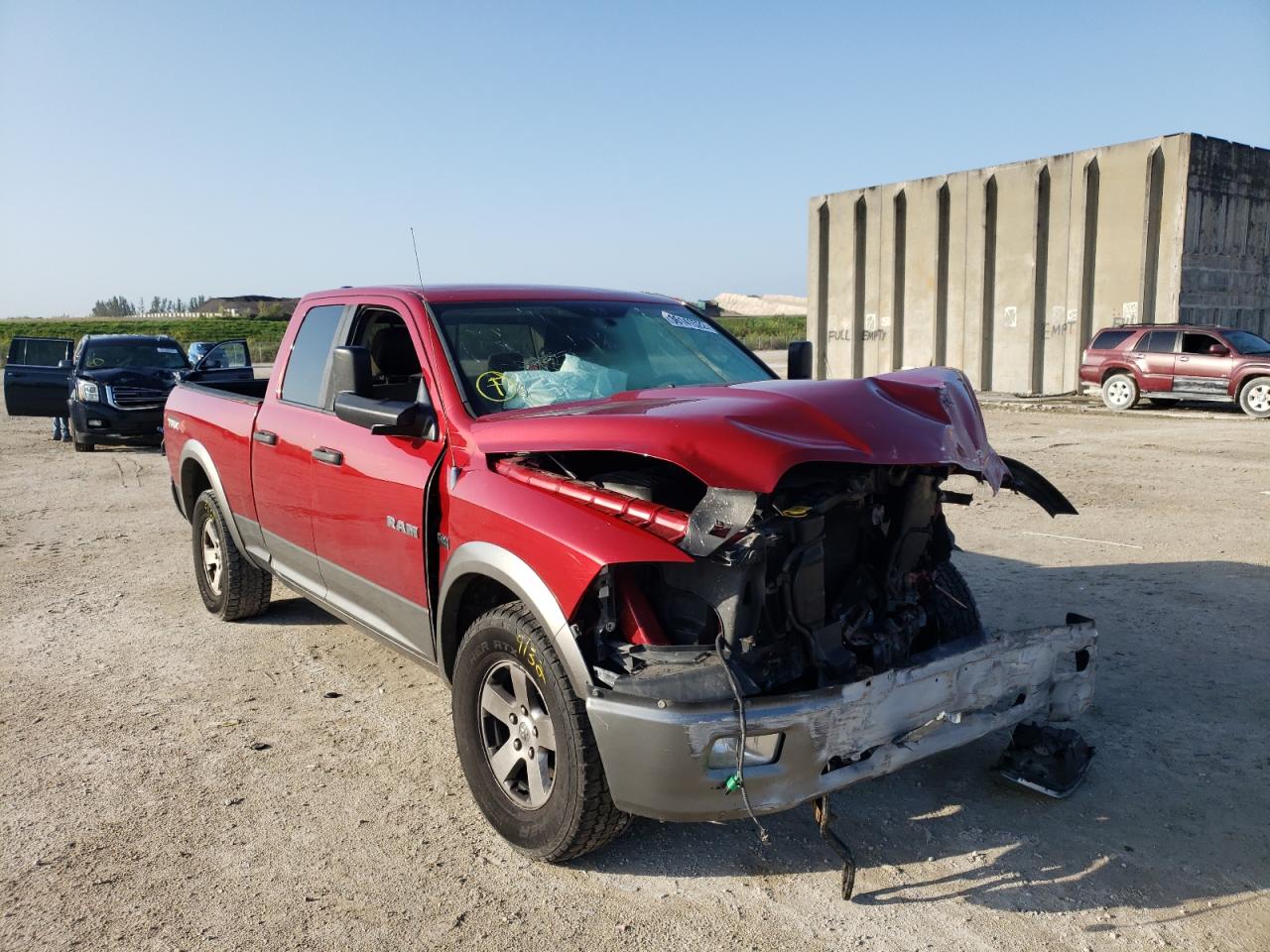 DODGE RAM 1500 2010 with VIN 1D7RV1GT4AS212281 - Photo from auction