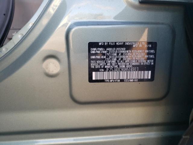 Photo 10 from auction – 2016 SUBARU FORESTER 2 with VIN JF2SJADC9GH514913