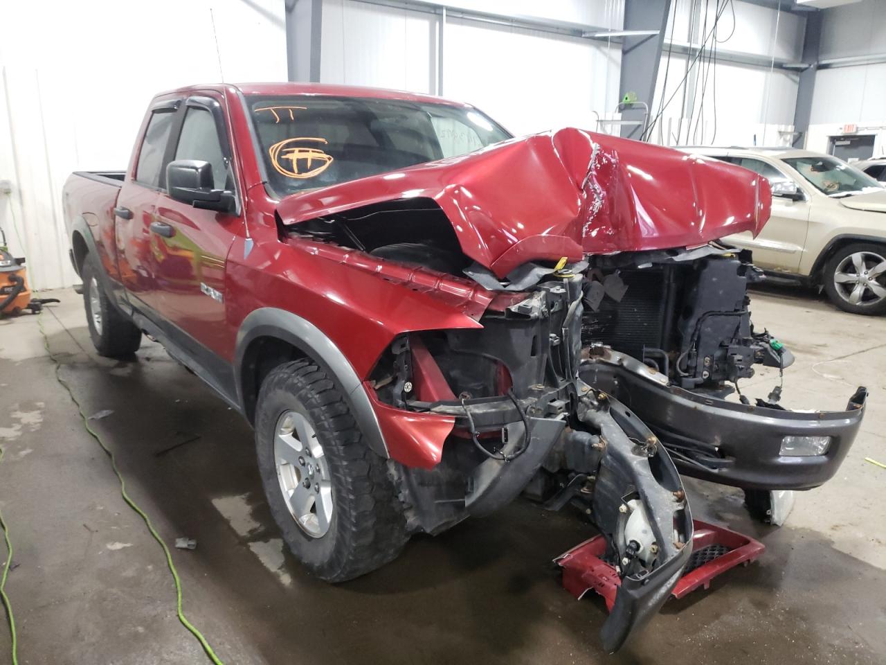 DODGE RAM 1500 2010 with VIN 1D7RB1GP8AS119162 - Photo from auction