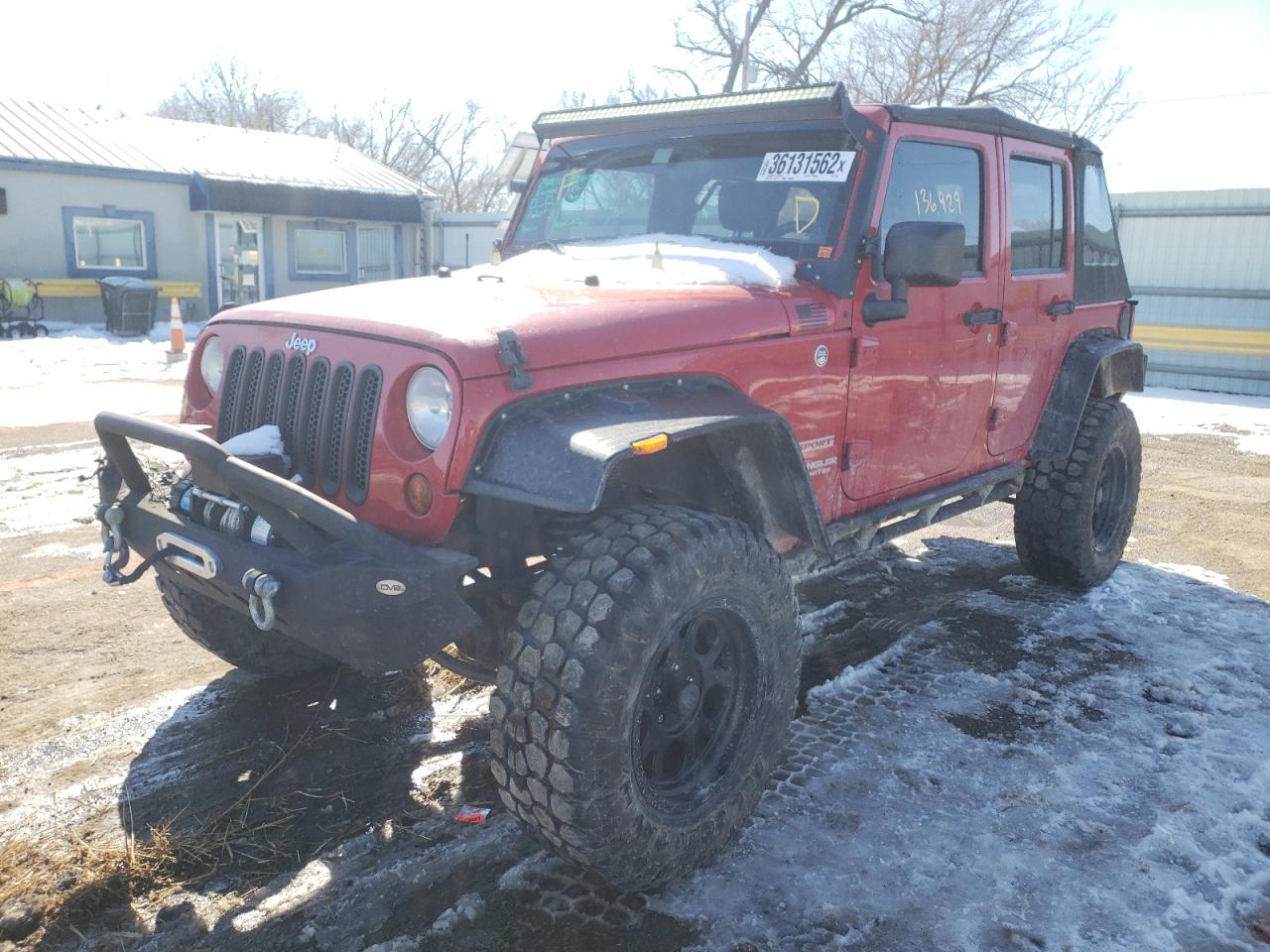 Photo 2 from auction – 2012 JEEP WRANGLER U with VIN 1C4BJWDG8CL262318