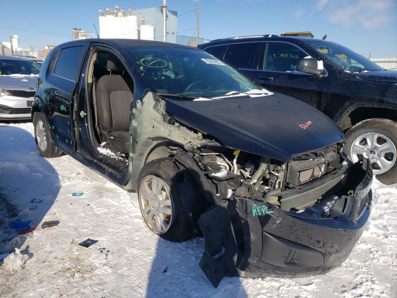 CHEVROLET SONIC LT 2014 with VIN 1G1JC6SH5E4154505 - Photo from auction