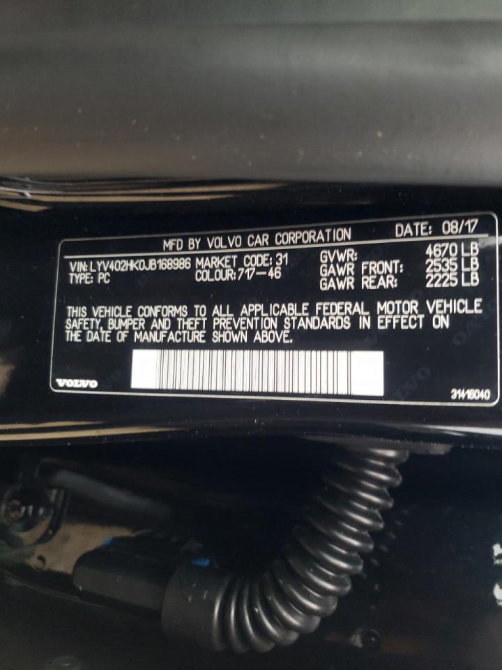 Photo 10 from auction – 2018 VOLVO S60 PREMIE with VIN LYV402HK0JB168986