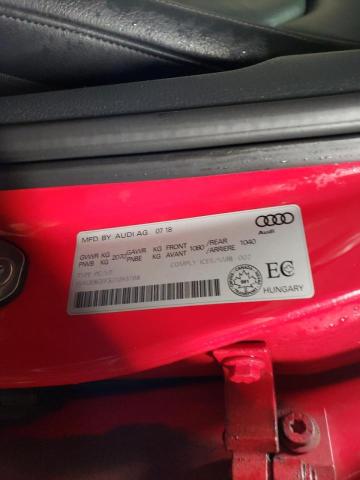 Photo 10 from auction – 2018 AUDI A3 PROGRES with VIN WAUE8GFF3J1093768