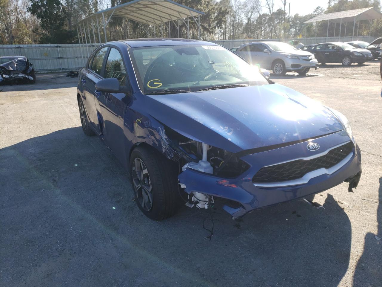 KIA FORTE FE 2021 with VIN 3KPF24AD9ME265462 - Photo from auction