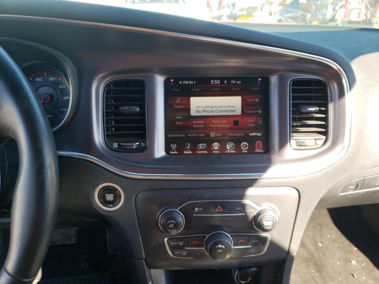 Photo 9 from auction – 2016 DODGE CHARGER SE with VIN 2C3CDXBG6GH356094