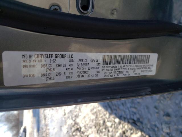Photo 10 from auction – 2012 JEEP COMPASS LA with VIN 1C4NJDEB1CD599587