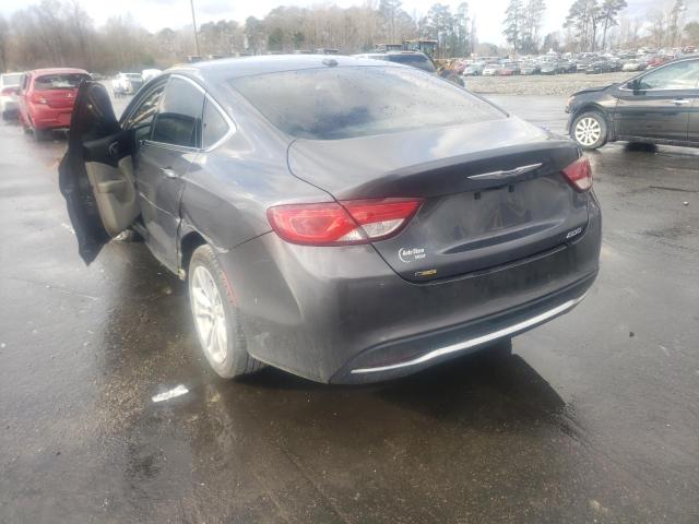 Photo 3 from auction – 2016 CHRYSLER 200 LIMITE with VIN 1C3CCCAB6GN131425